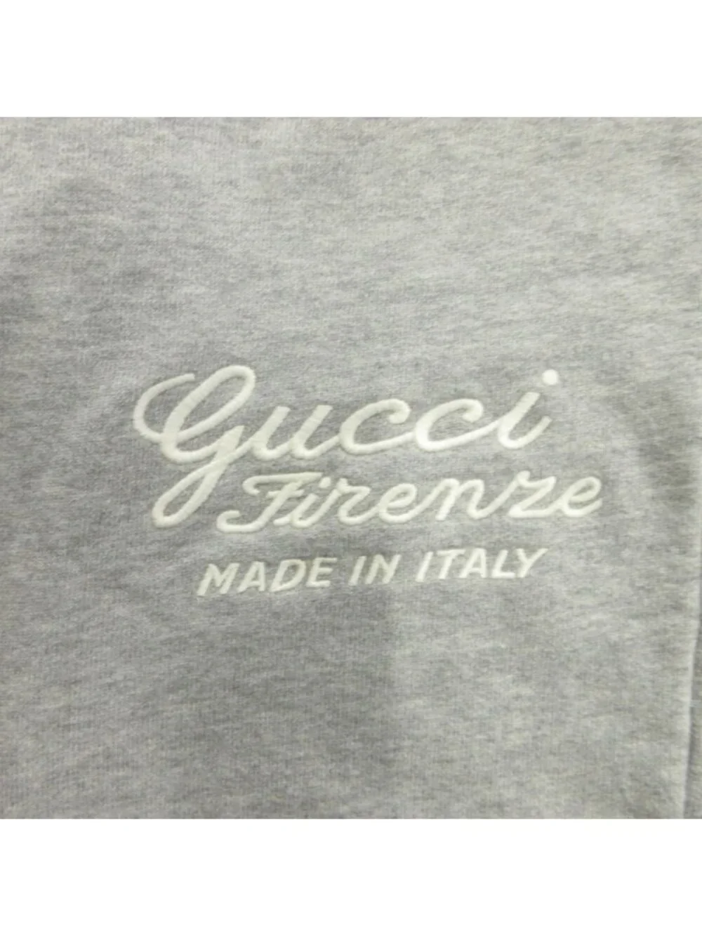 Gucci Firenze Sweatshirt Joggers Pants Logo Embroidery E-j Xxs Gray